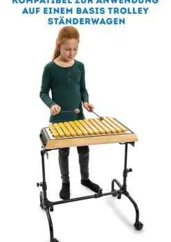SONOR SMART Xylophon, Alt c1-a2 + fis1, b1, fis2, mit Schlägel, zum Stapeln, ASX 100 DE