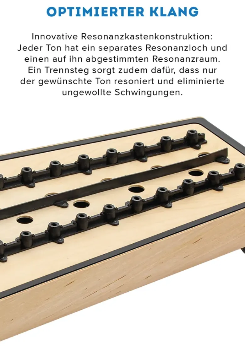 SONOR SMART Xylophon, Alt c1-a2 + fis1, b1, fis2, mit Schlägel, zum Stapeln, ASX 100 DE