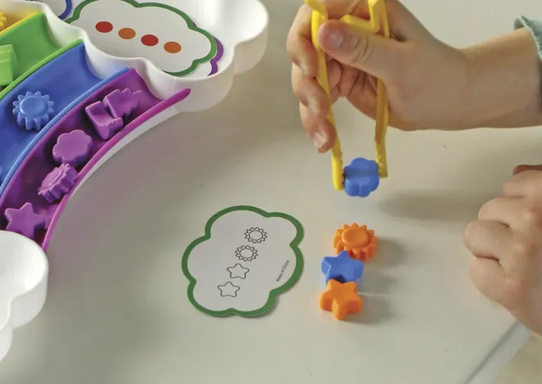 Sortier-Spiel "Regenbogen", 37-tlg.