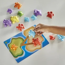 Sortier-Spiel "Sensorische Schildkröten", 46-tlg.