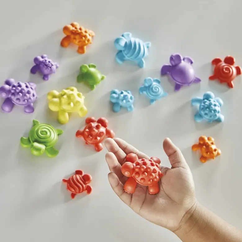 Sortier-Spiel "Sensorische Schildkröten", 46-tlg.
