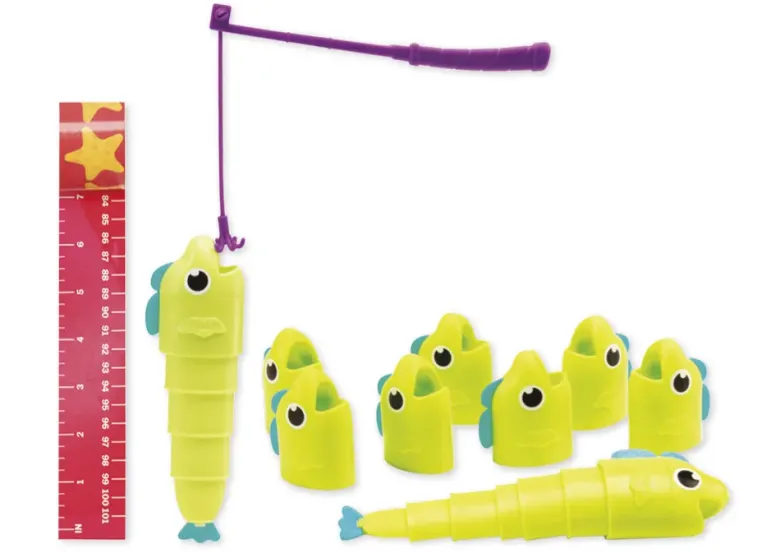 Spiel "Wer fängt den längsten Fisch?", 11-tlg.