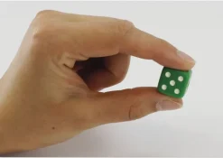 Spielwürfel-Satz, 100-tlg. in Dose, bunt, 15 mm, mit Augen