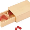 Split-Box für Schüler aus Holz, 2-tlg., mit 10 Perlen