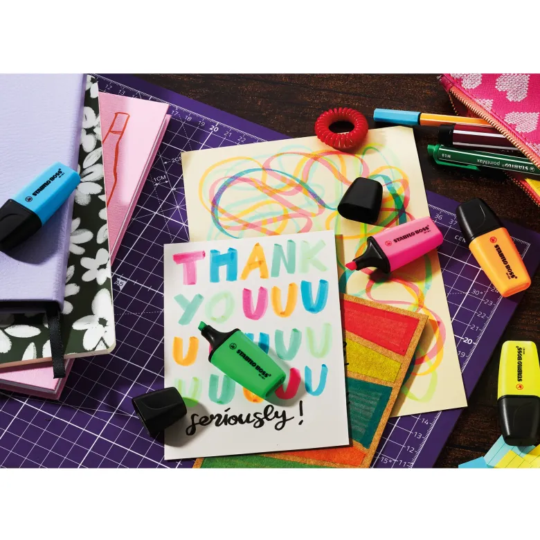 Stabilo Boss Mini Textmarker, 5-tlg.