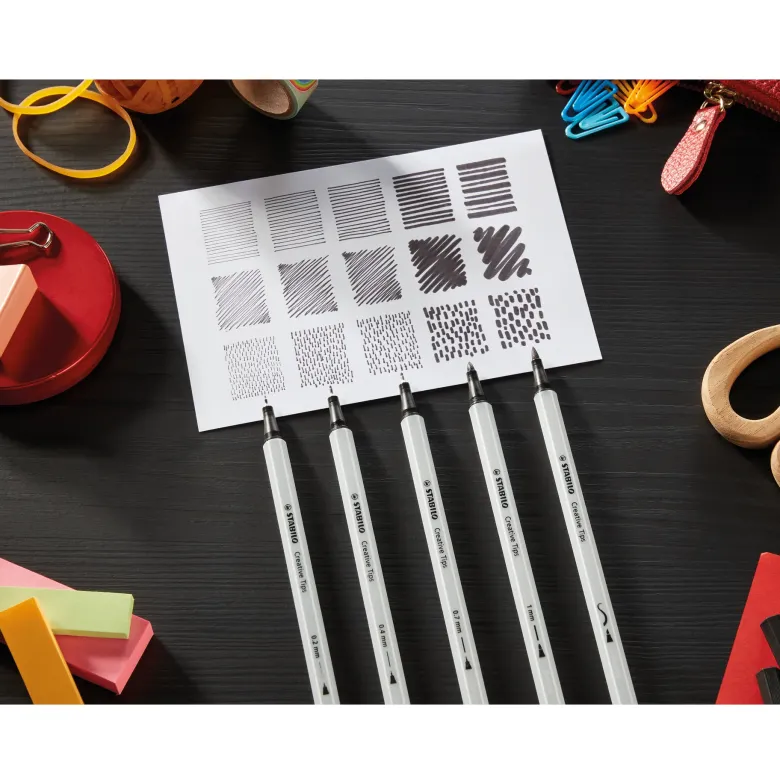 Stabilo Creative Tips Arty Multi-Liner, 5-tlg.