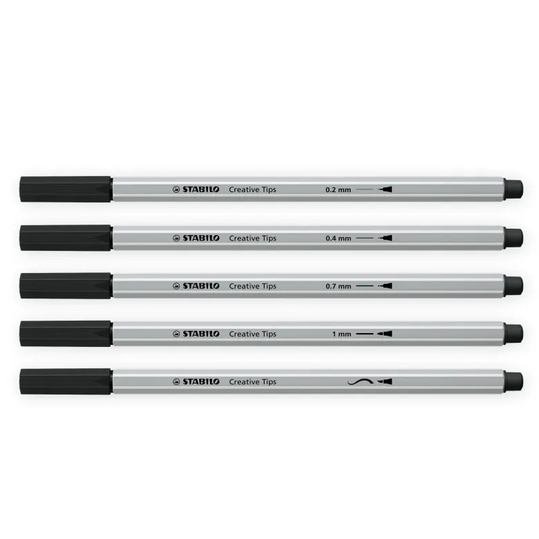 Stabilo Creative Tips Arty Multi-Liner, 5-tlg.