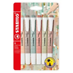 Stabilo swing cool Nature Colors Textmarker, 6-tlg.