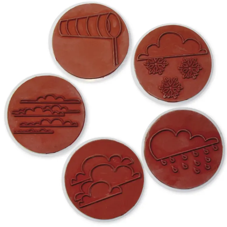 Stempel "Wetter", 10-tlg.