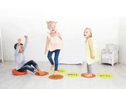 Stepping Stones mit Zahlen 1 bis 6, 12-tlg.