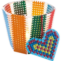 Stickkarton farbig, 17,5x24,5 cm, 40 Blatt