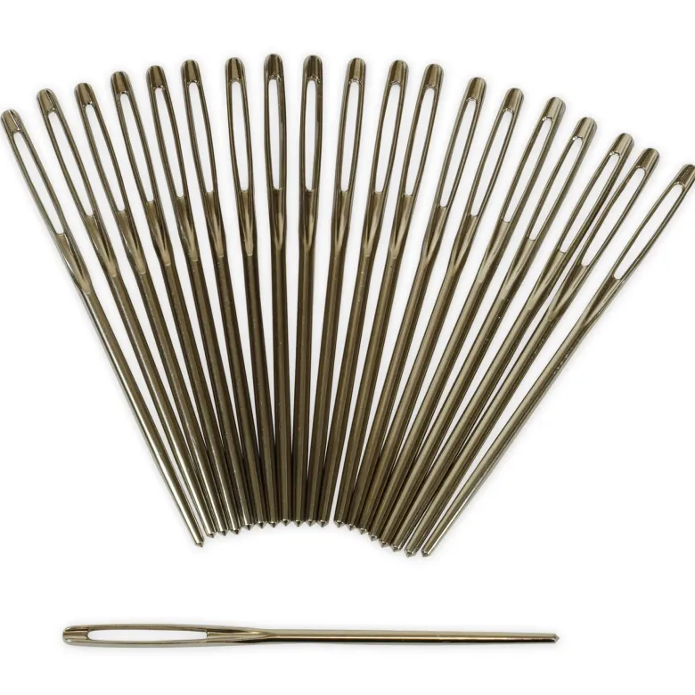 Sticknadeln mit stumpfer Spitze, 7 cm lang, 20 Stück