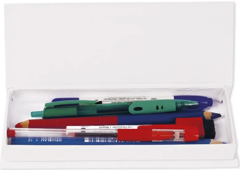 Stiftebox aus Pappe, 19x6,8 cm