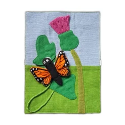Stoff-Karten "Lebenszyklus Schmetterling", 4-tlg.