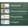 Stundenplan-Bildkarten aus Pappe, magnetisch, 40-tlg.
