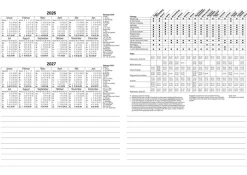 s+w Gäste-Tages-Planer 2026, Typ2, 36 Zimmer