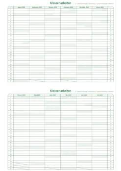 s+w Unterrichts-Planer A4++ 26/27 - 6 Stunden