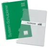 System-Schulplaner-Set 2026/2027 A5, grün, mit Klick-Schutz-Cover