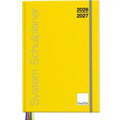 System-Schulplaner-Set 2026/2027 A4-Plus, gelb