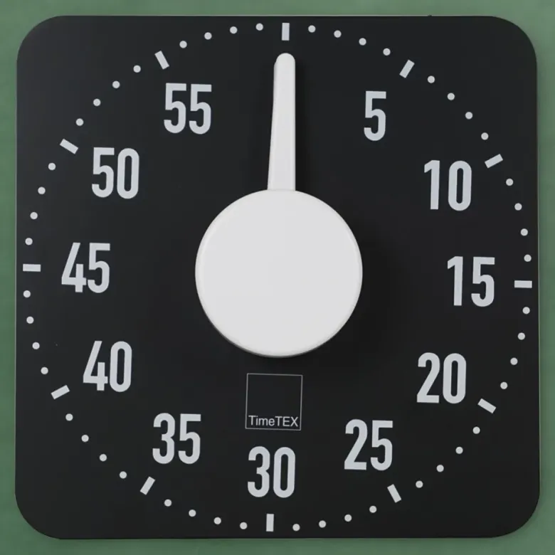 Tafel-Zeitdauer-Uhr "Automatik" magnetisch, 19x19 cm