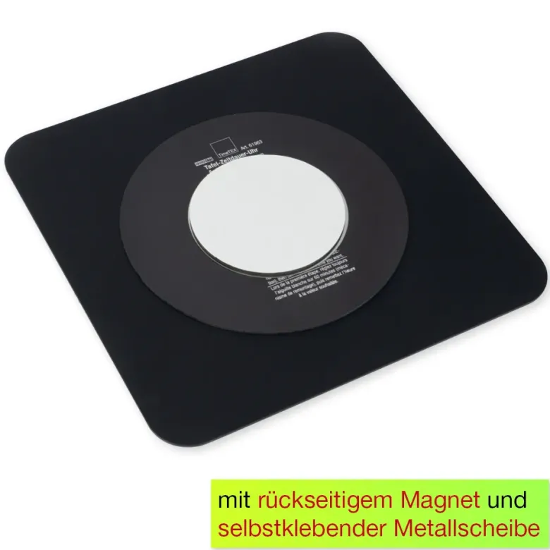 Tafel-Zeitdauer-Uhr "Automatik" magnetisch, 19x19 cm