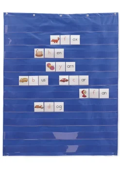 Taschen-Vorhang mit Transparent-Taschen