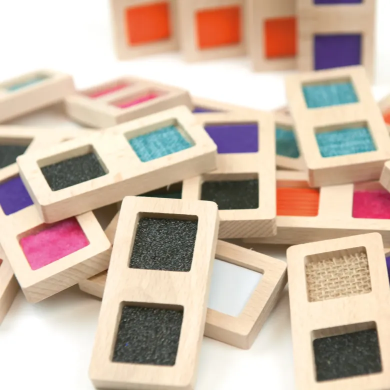 Tast-Domino "Textur", 29-tlg.