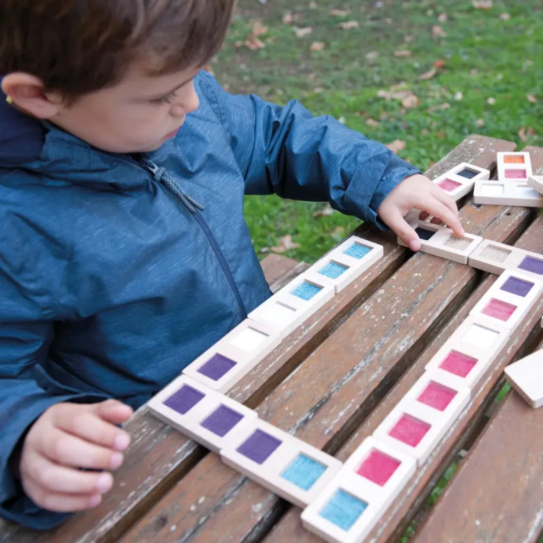 Tast-Domino "Textur", 29-tlg.