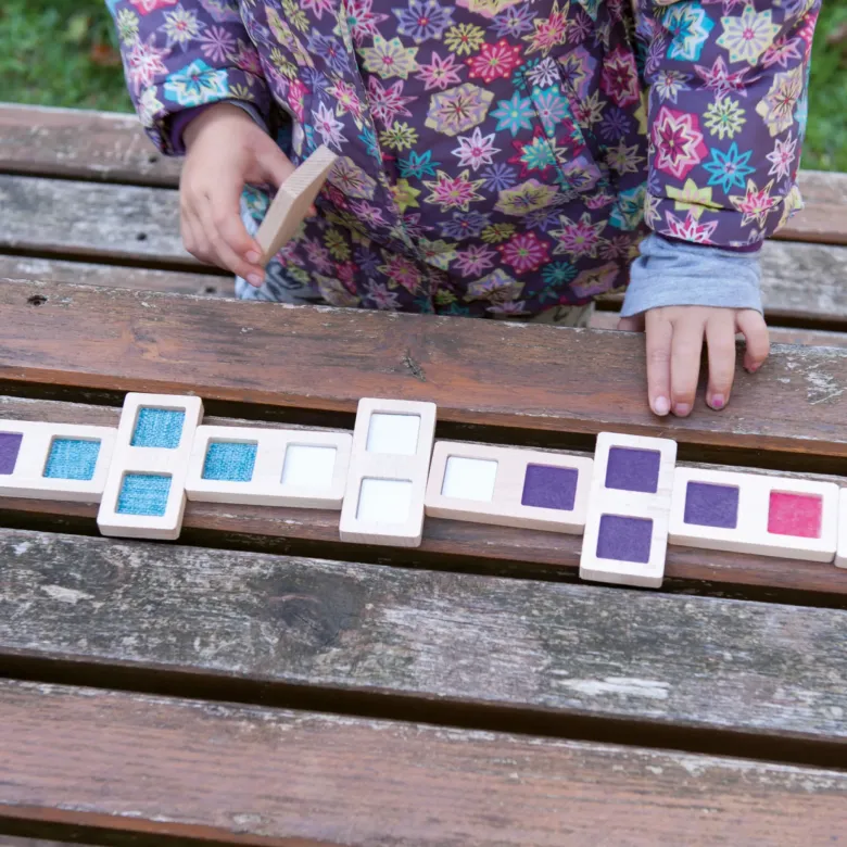 Tast-Domino "Textur", 29-tlg.