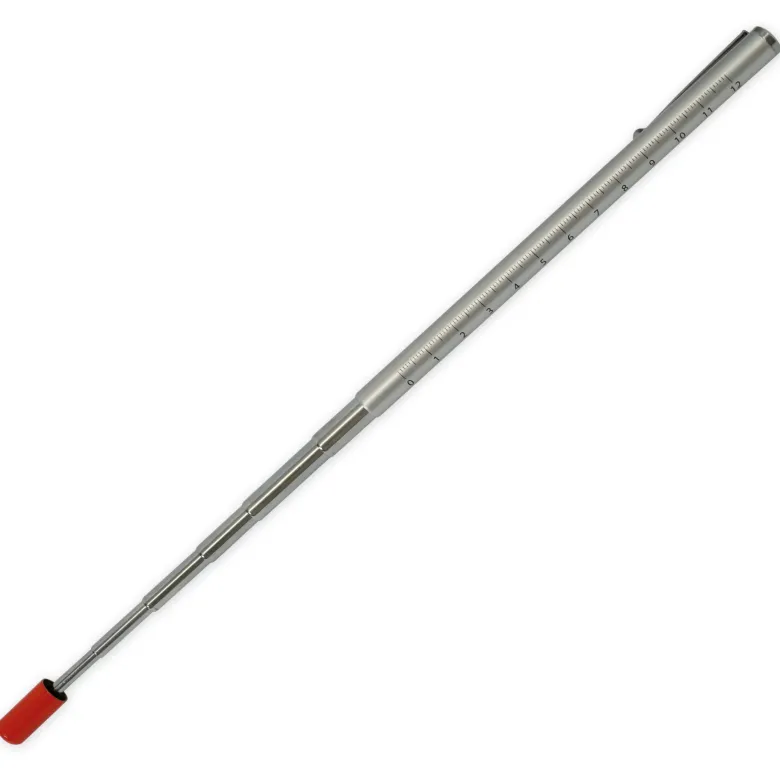 Teleskop-Korrigier-Stift rot mit Clip + 2 Ersatz-Minen