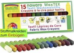 Textil-Wachsmaler nawaro, 15-tlg.