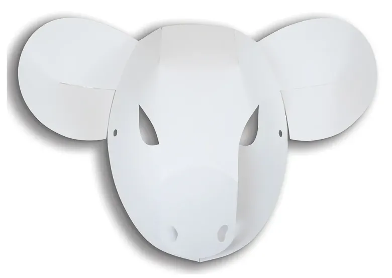 Tiermasken aus Papier, 30 Stück