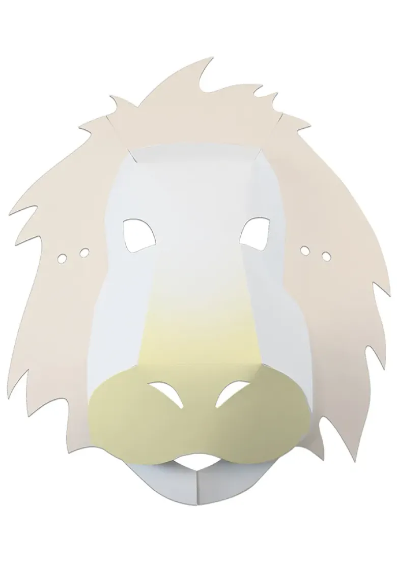 Tiermasken aus Papier, 30 Stück