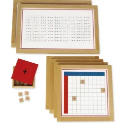TimeTEX Additionstabellen im Holzrahmen "Montessori Premium"
