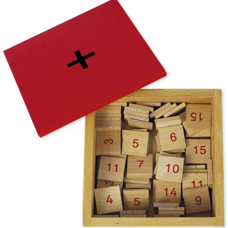 TimeTEX Additionstabellen im Holzrahmen "Montessori Premium"