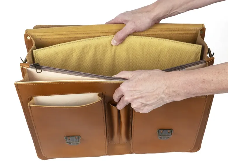 TimeTEX Büchertasche "Probata Futura" mit Laptop-Fach