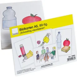 TimeTEX Bildkarten "Schulalltag visualisieren", 89-tlg.