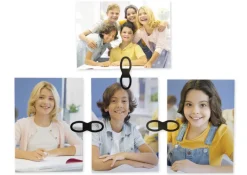TimeTEX Bild-Puzzle-Klammern aus Metall, 8 Stück