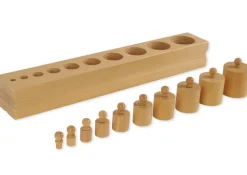 TimeTEX Block mit Zylindern 1 "Montessori Premium"