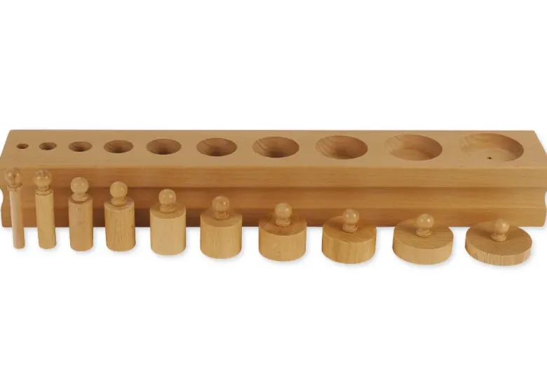 TimeTEX Block mit Zylindern 3 "Montessori Premium"