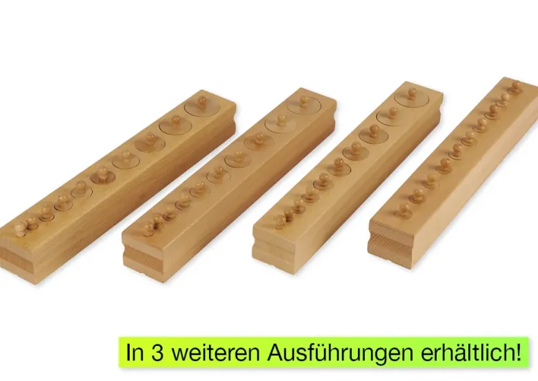 TimeTEX Block mit Zylindern 2 "Montessori Premium"