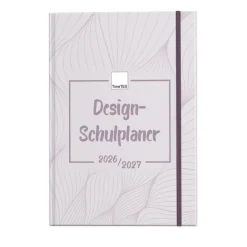 TimeTEX Design-Schulplaner A4-Plus 2026/2027, malve