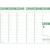 TimeTEX Design-Schulplaner A4-Plus 2026/2027, mint