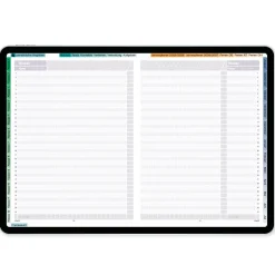 TimeTEX Digitaler Design-Schulplaner DigiPlan 2026/2027, malve