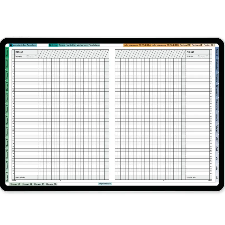 TimeTEX Digitaler Fachlehrer-Planer DigiPlan 2026/2027