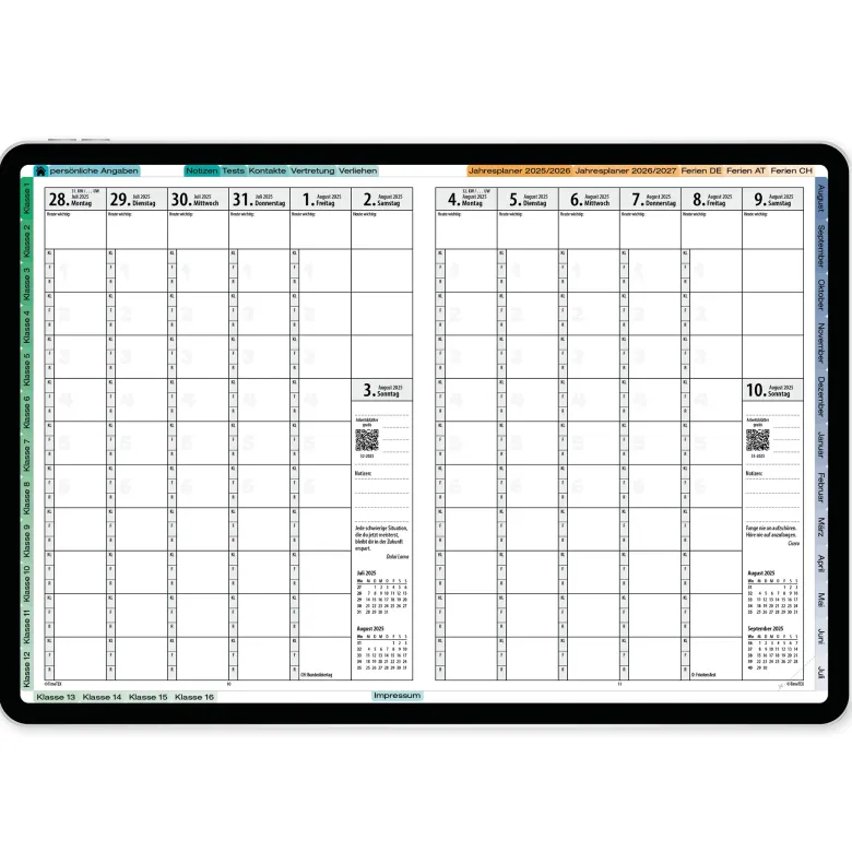 TimeTEX Digitaler Fachlehrer-Planer DigiPlan 2026/2027