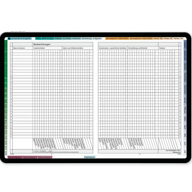 TimeTEX Digitaler Grundschul-Planer DigiPlan 2026/2027