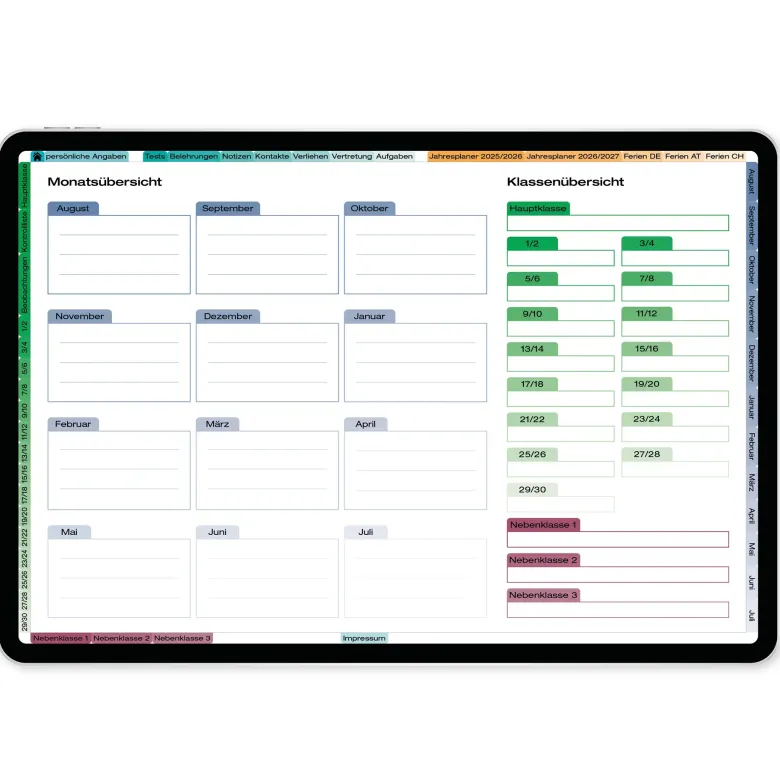 TimeTEX Digitaler Grundschul-Planer DigiPlan 2026/2027