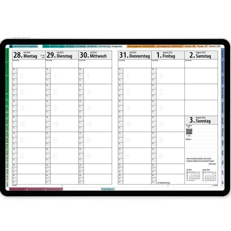 TimeTEX Digitaler Grundschul-Planer DigiPlan 2026/2027