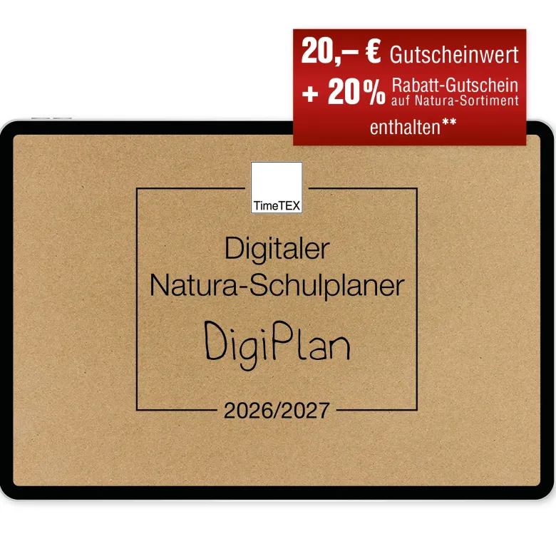 TimeTEX Digitaler Natura-Schulplaner DigiPlan 2026/2027